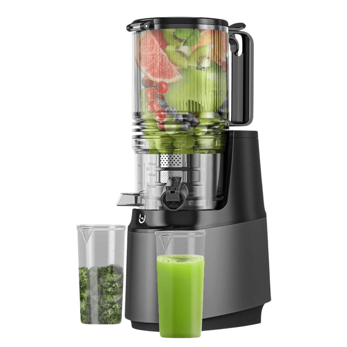 Cold Press Juice Extractor with 400W Motor and 5.3-Inch Feed Opening - Kim Mode