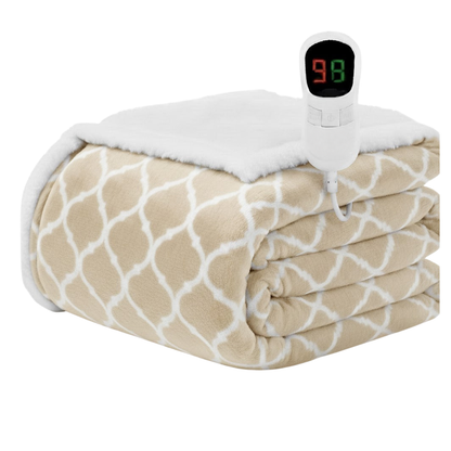 Full Size Heated Blanket with 10 Heat Levels and Auto Shut-Off
