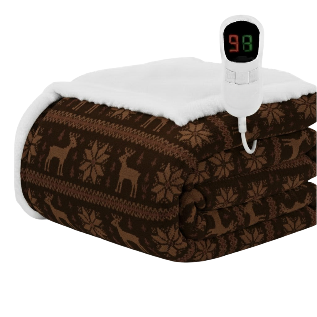 Full Size Heated Blanket with 10 Heat Levels and Auto Shut-Off