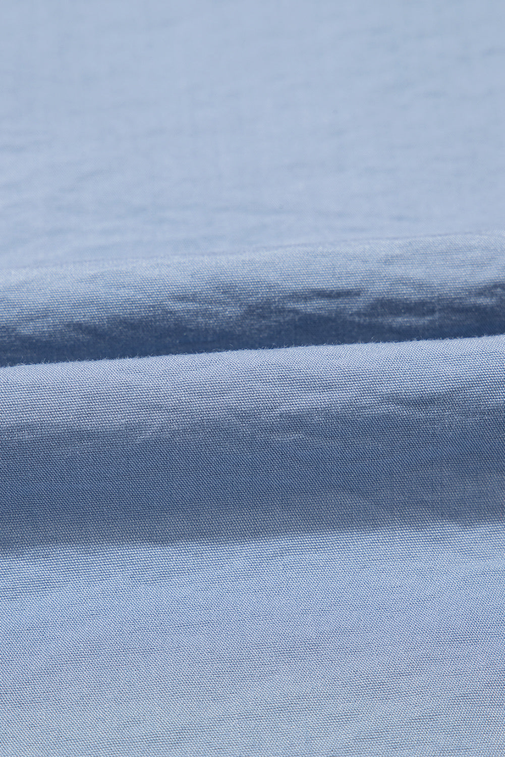 Bukser lyseblå løse pasform med elastisk talje og snøre