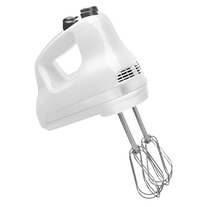 5 Speed Hand Mixer with Turbo Beaters, Lightweight & Compact