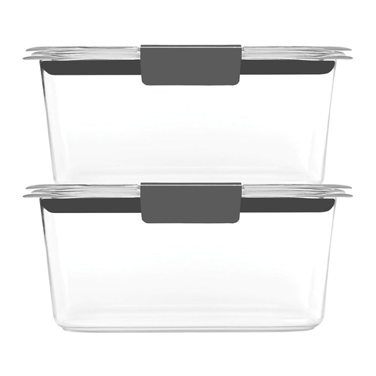 Airtight Food Storage Containers, Leak-Resistant Stackable Set