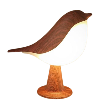 Rechargeable Bird Night Lamp with Touch Dimming and Warm Light