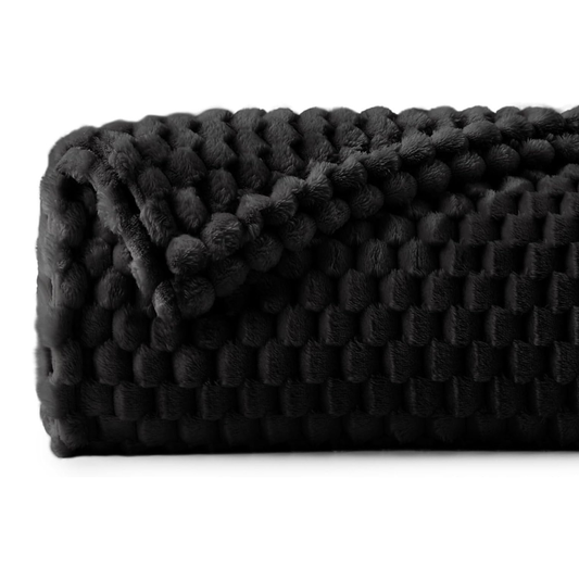 Soft Fleece Jacquard Blanket for Couch, Bed and Home Decor 3D Texture