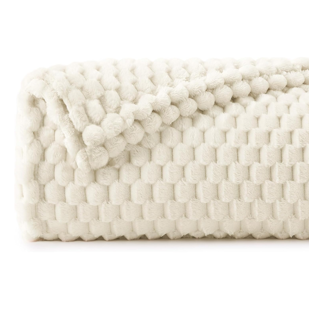 Soft Fleece Jacquard Blanket for Couch, Bed and Home Decor 3D Texture