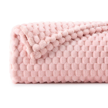 Soft Fleece Jacquard Blanket for Couch, Bed and Home Decor 3D Texture