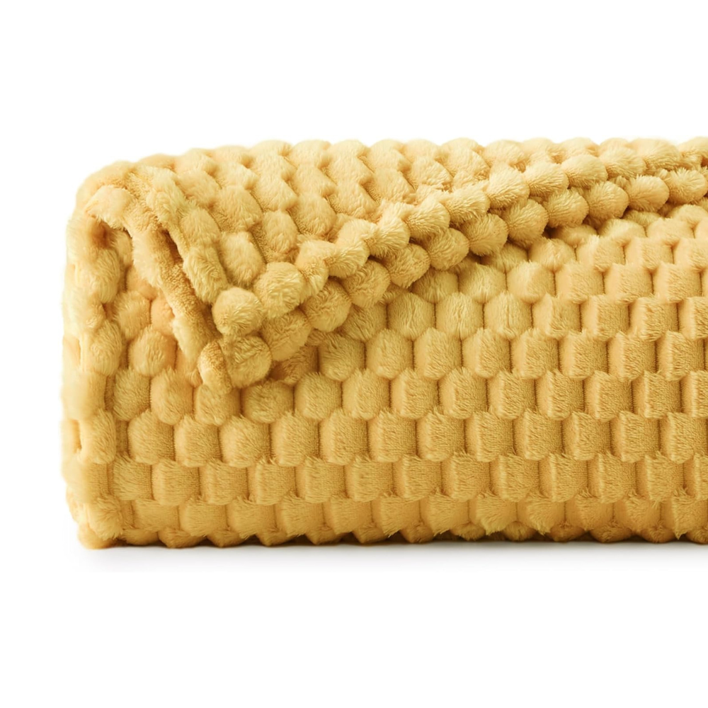 Soft Fleece Jacquard Blanket for Couch, Bed and Home Decor 3D Texture