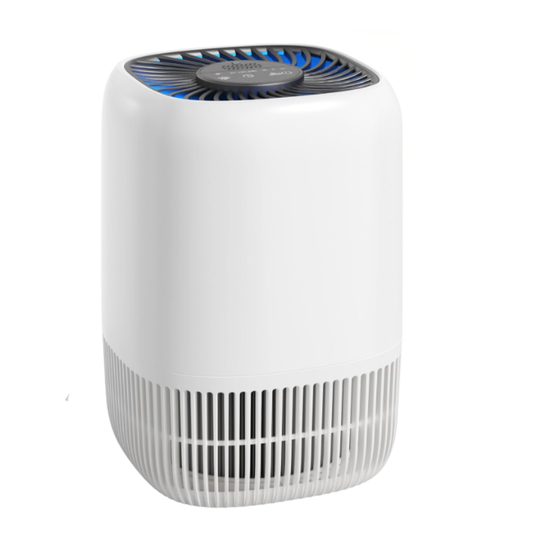 Compact Air Purifier with 360° Intake, Touch Panel and AC Power