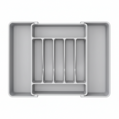 Expandable Silverware Drawer Organizer with 7 to 9 Compartments