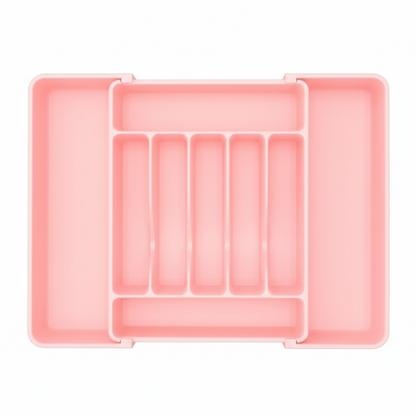 Expandable Silverware Drawer Organizer with 7 to 9 Compartments