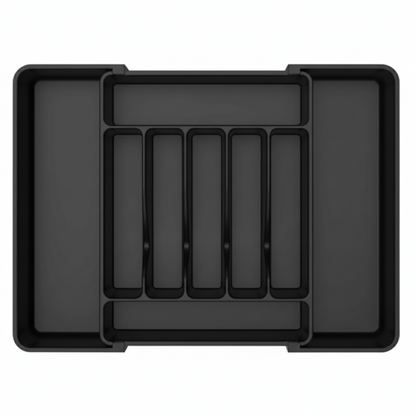 Expandable Silverware Drawer Organizer with 7 to 9 Compartments