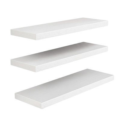 Floating Wall Shelves 3-Pack Wood Shelves for Home Organization