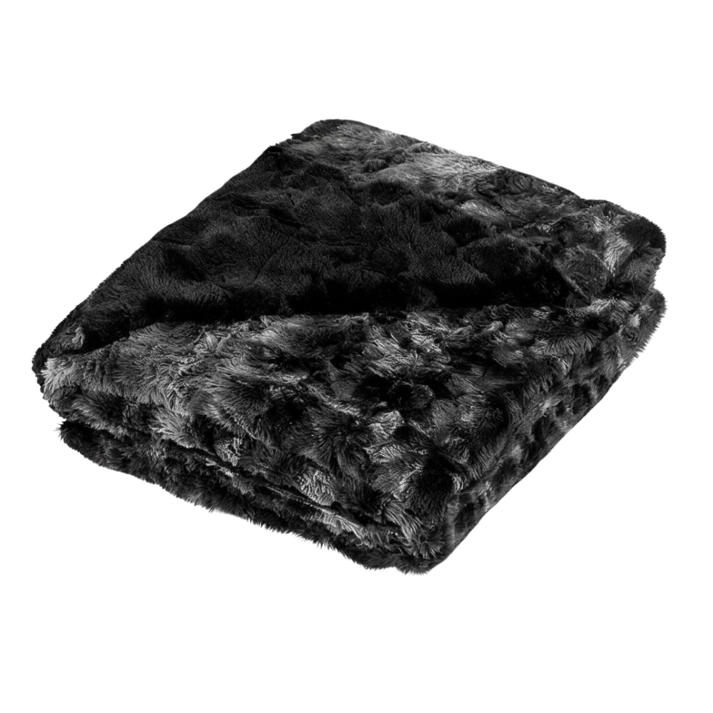 Faux Fur Throw Blanket for Couch and Bed Minky Plush Cozy Throw
