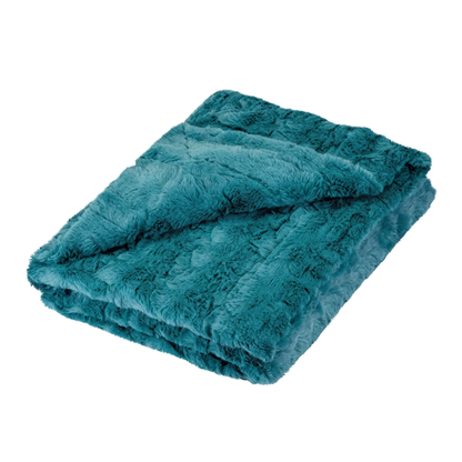Faux Fur Throw Blanket for Couch and Bed Minky Plush Cozy Throw