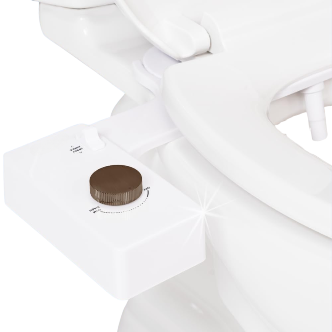 Non-Electric Bidet Toilet Seat Attachment, Adjustable Spray Control