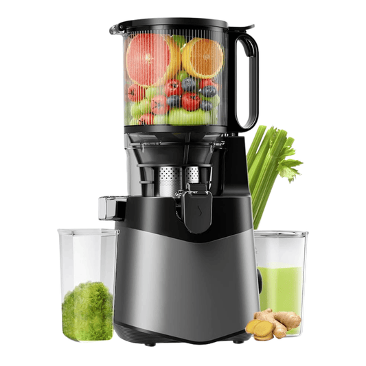 Cold Press Juice Extractor with 400W Motor and 5.3-Inch Feed Opening - Kim Mode