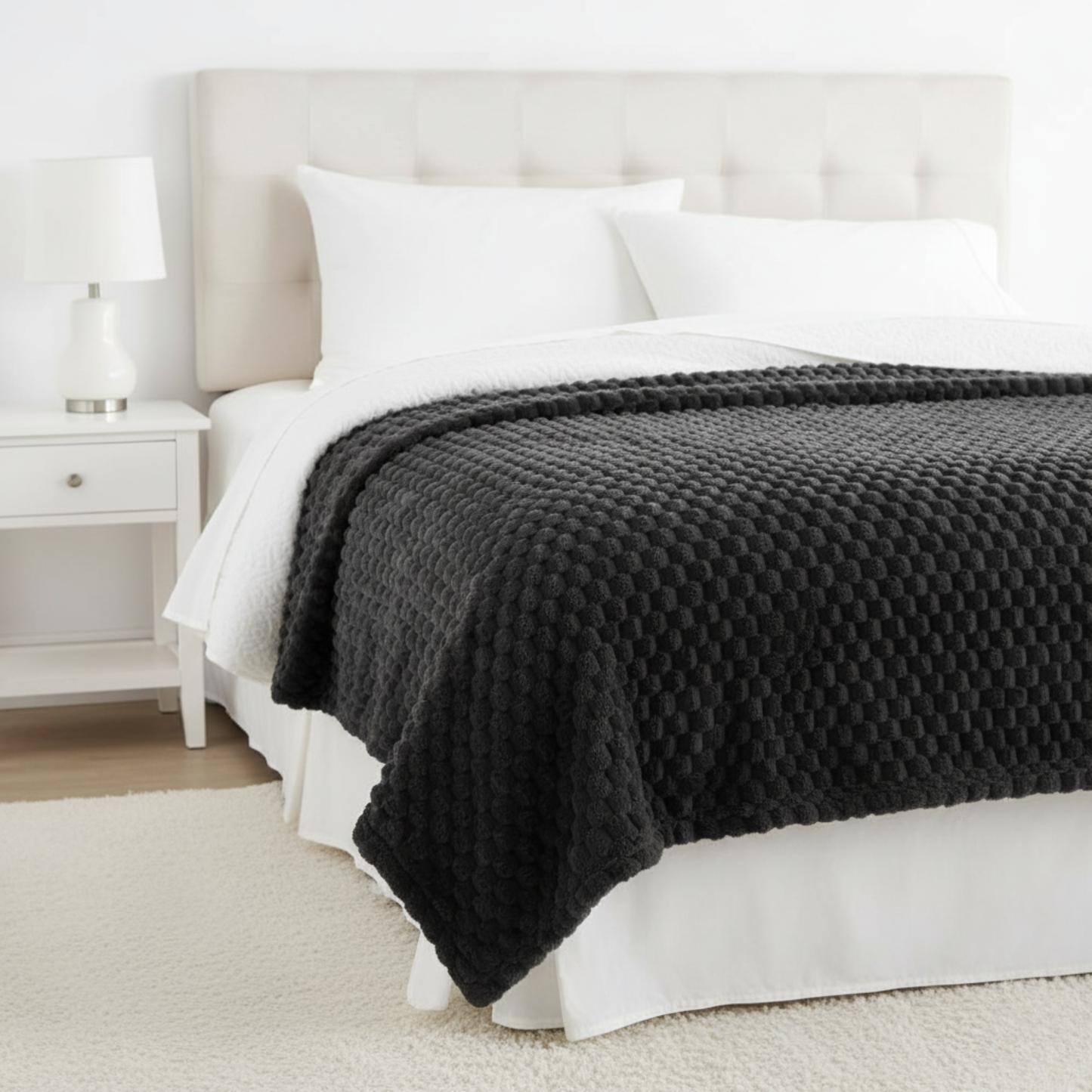 Soft Fleece Jacquard Blanket for Couch, Bed and Home Decor 3D Texture