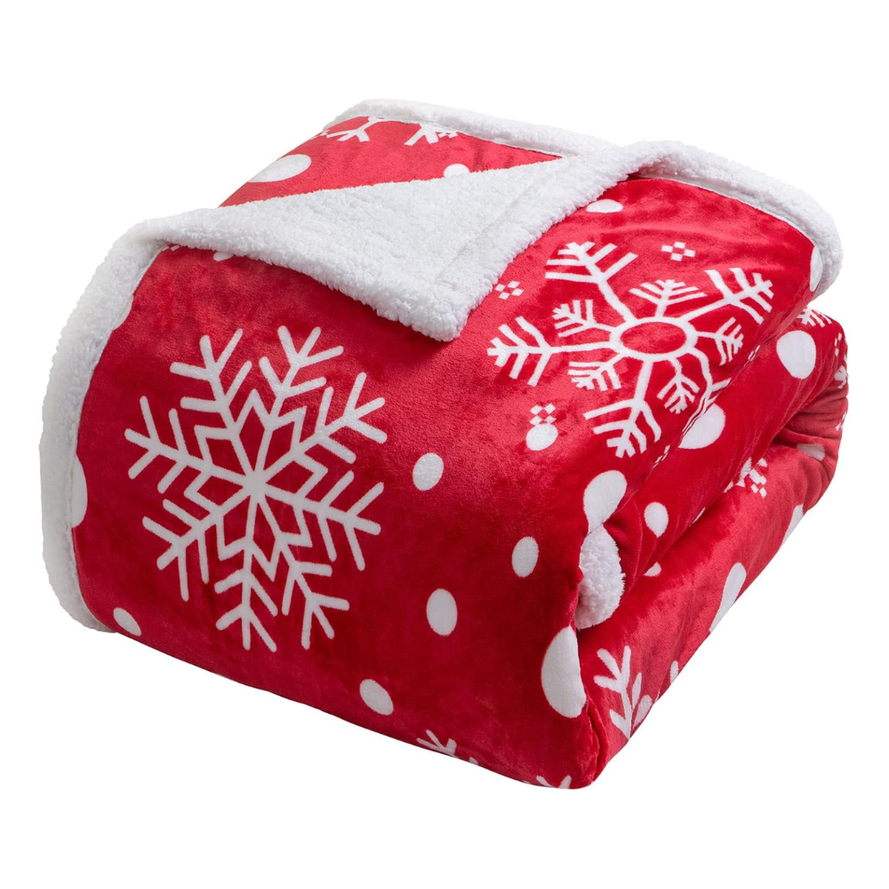 Sherpa Fleece Blanket – Soft Microfiber for Beds and Couches