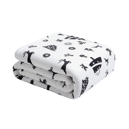 Sherpa Fleece Blanket – Soft Microfiber for Beds and Couches