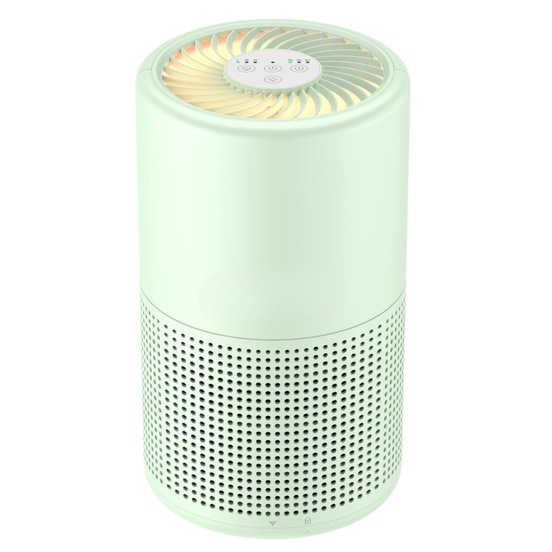 Portable Tabletop Air Purifier with Replaceable Multi-Layer Filter