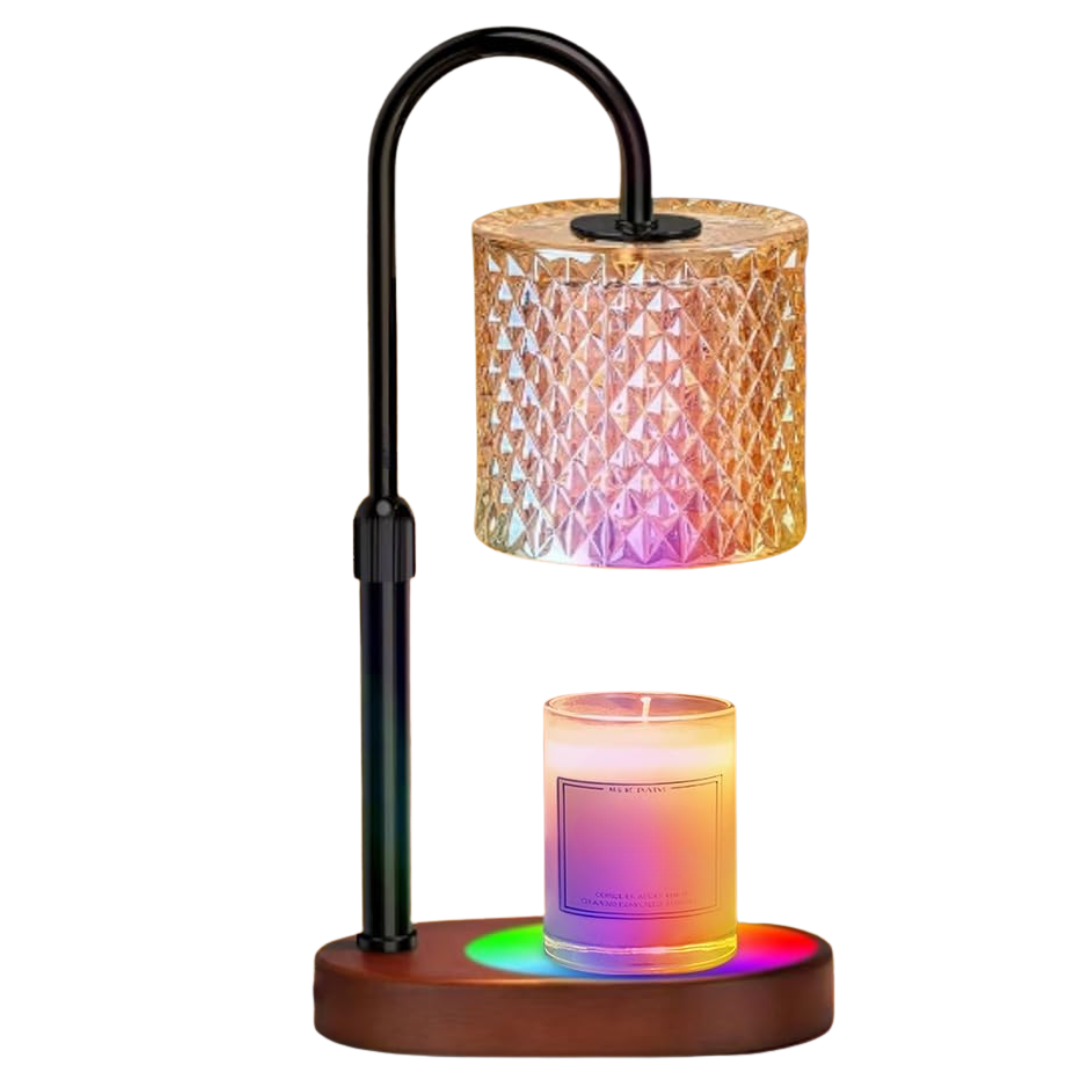 Adjustable Candle Warmer Lamp with Timer and Dimmer Control