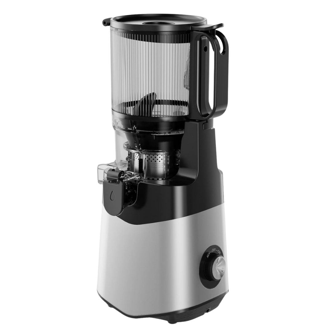 Cold Press Juicer Machine with 400W Motor and 5.3" Wide Chute