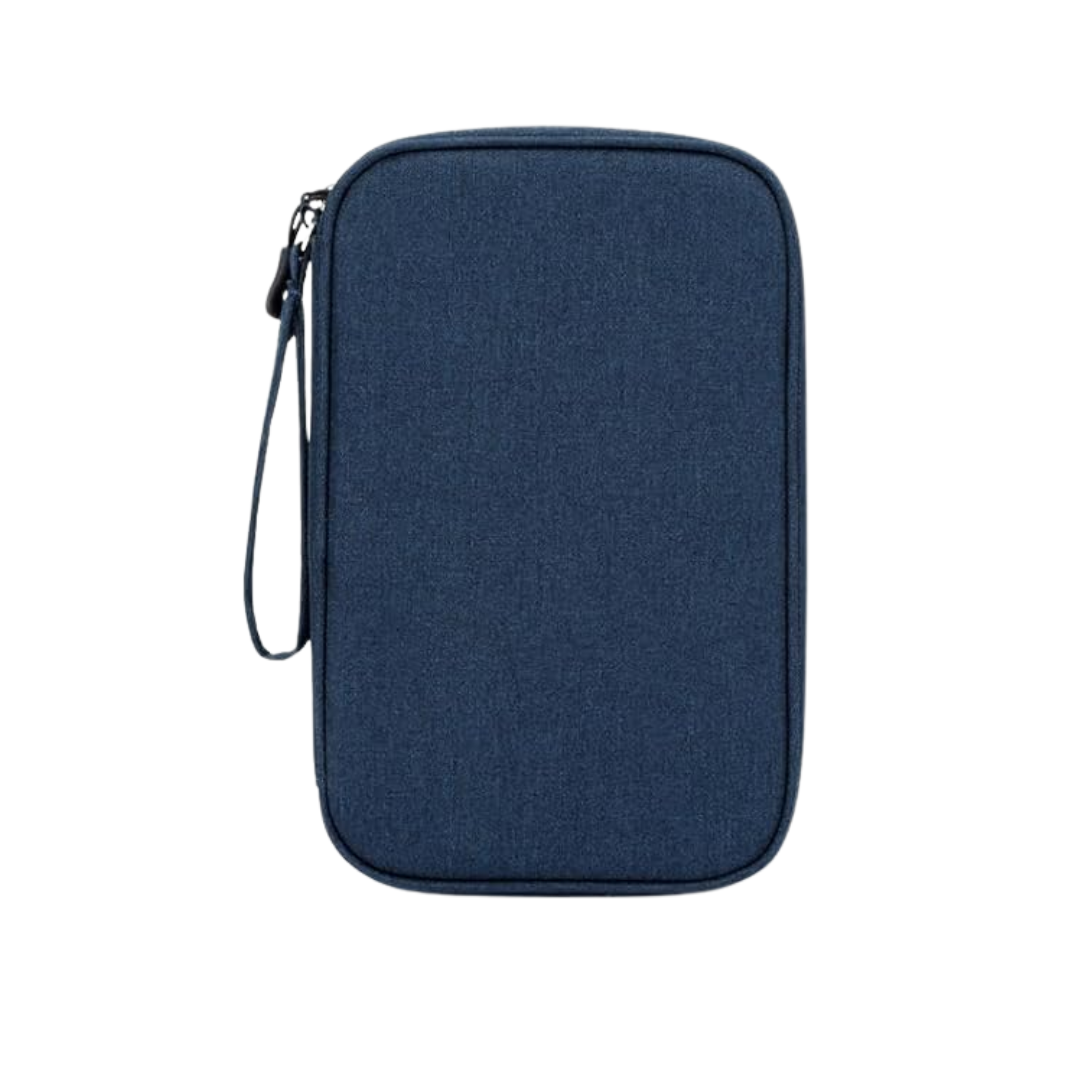 Travel Cable Organizer Pouch with Double Layer Water-Resistant Case