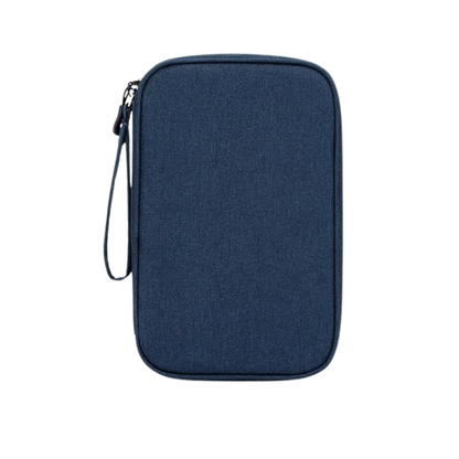 Travel Cable Organizer Pouch with Double Layer Water-Resistant Case