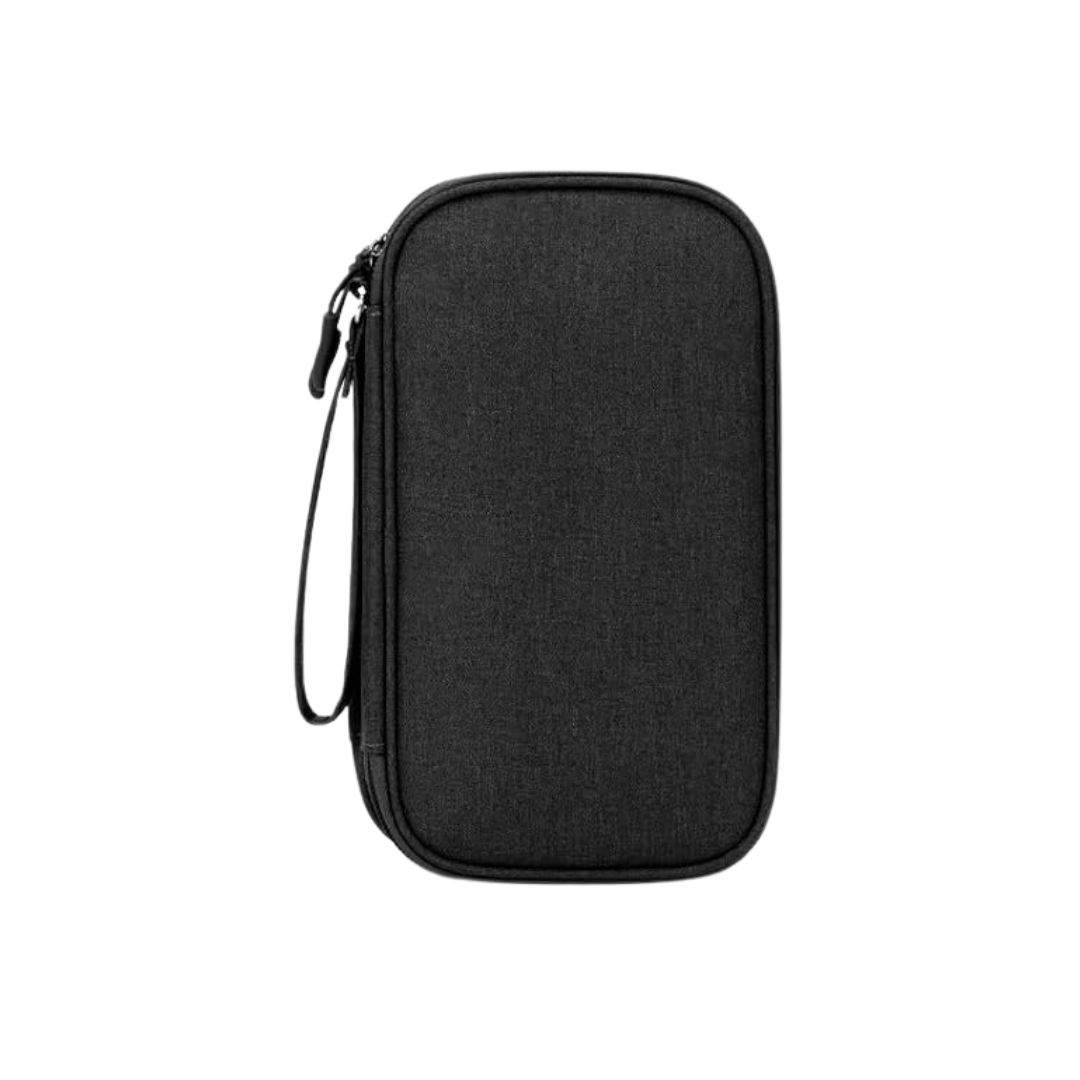 Travel Cable Organizer Pouch with Double Layer Water-Resistant Case