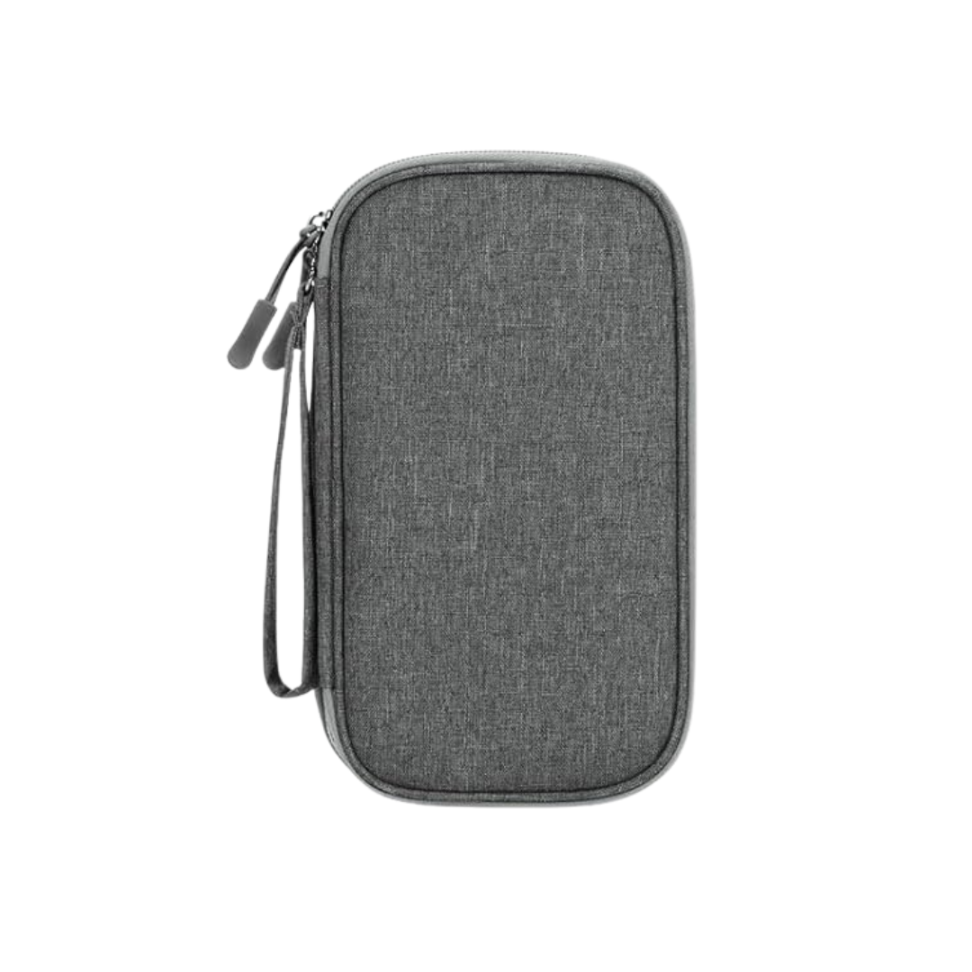Travel Cable Organizer Pouch with Double Layer Water-Resistant Case