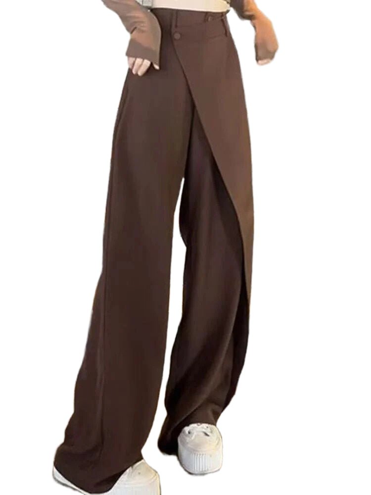 Aimee | Asymmetriske bukser med lagdelte ben - Kim Mode KBH