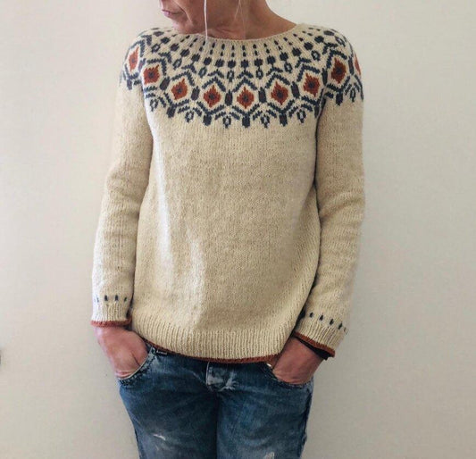 Elegant og Komfortabel Pullover til Kvinder med Unik Design - Kim Mode KBH