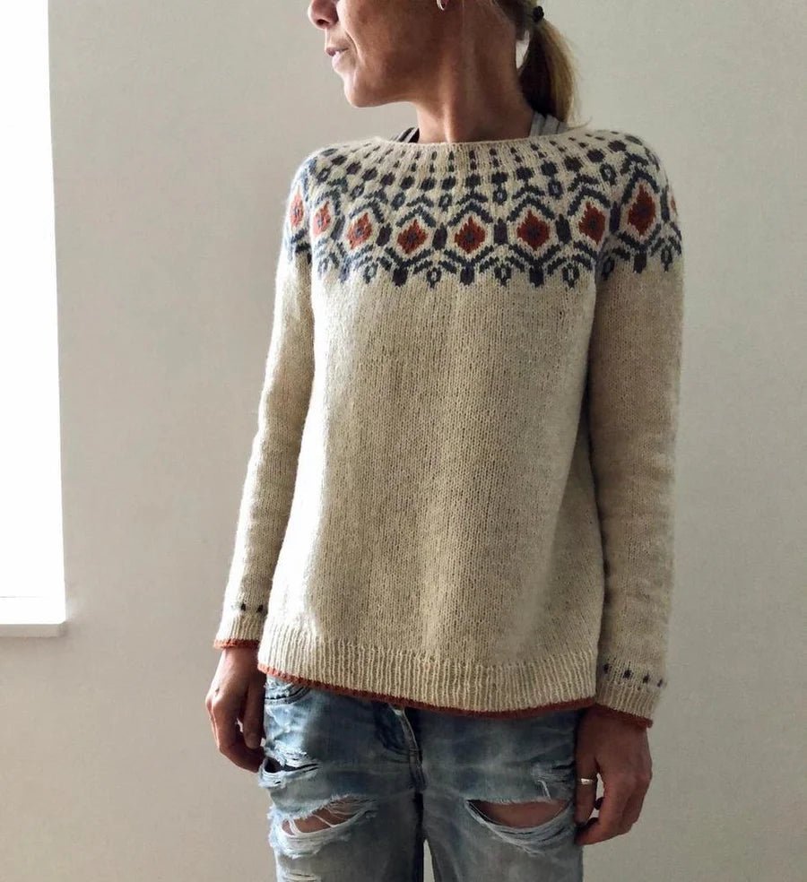 Elegant og Komfortabel Pullover til Kvinder med Unik Design - Kim Mode KBH