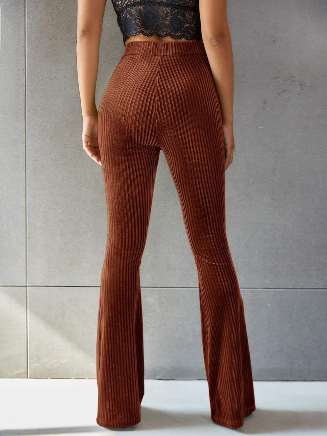 Helen | Fløjlsbukser med høj talje - Kim Mode KBH