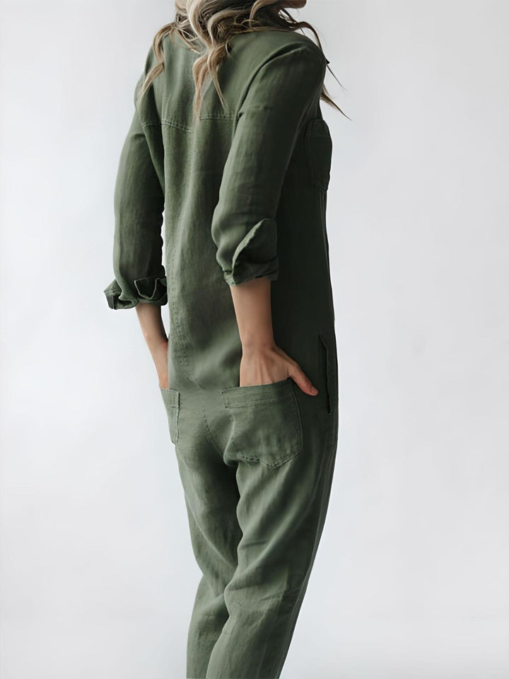 Paulina | Polo Jumpsuit med lommer - Kim Mode KBH