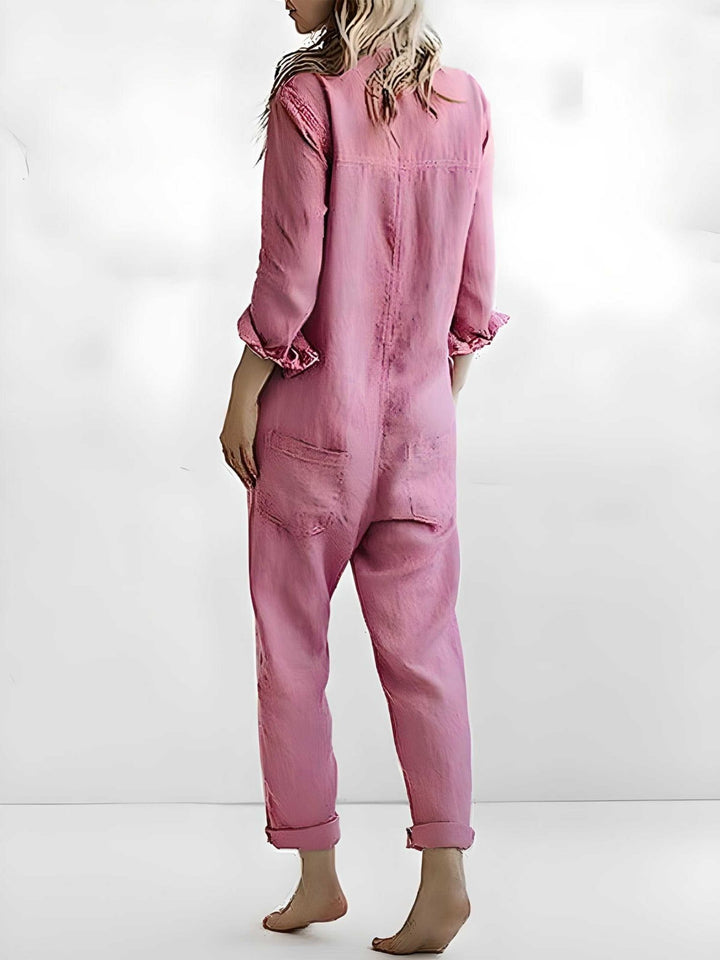 Paulina | Polo Jumpsuit med lommer - Kim Mode KBH