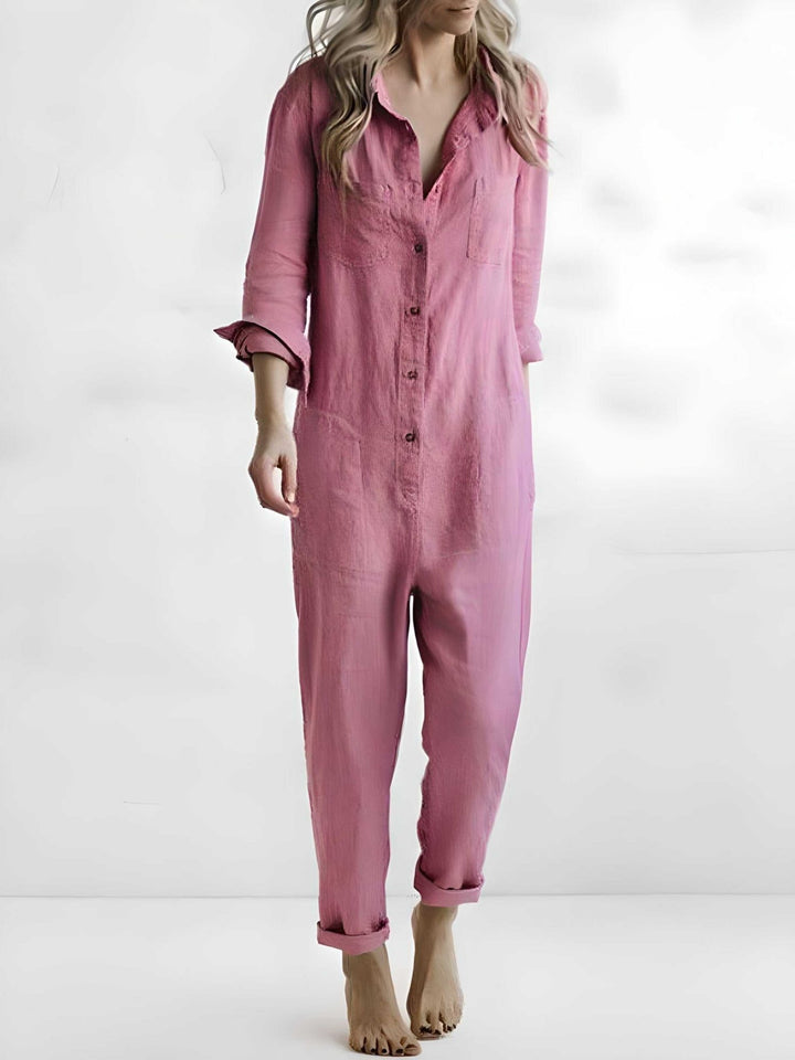 Paulina | Polo Jumpsuit med lommer - Kim Mode KBH