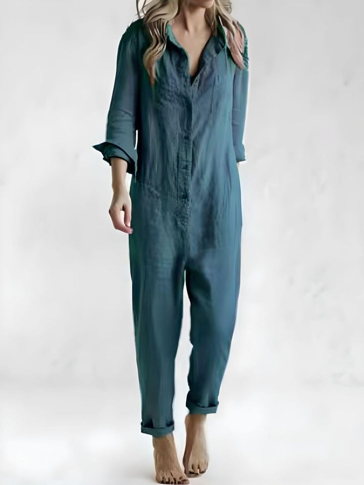 Paulina | Polo Jumpsuit med lommer - Kim Mode KBH