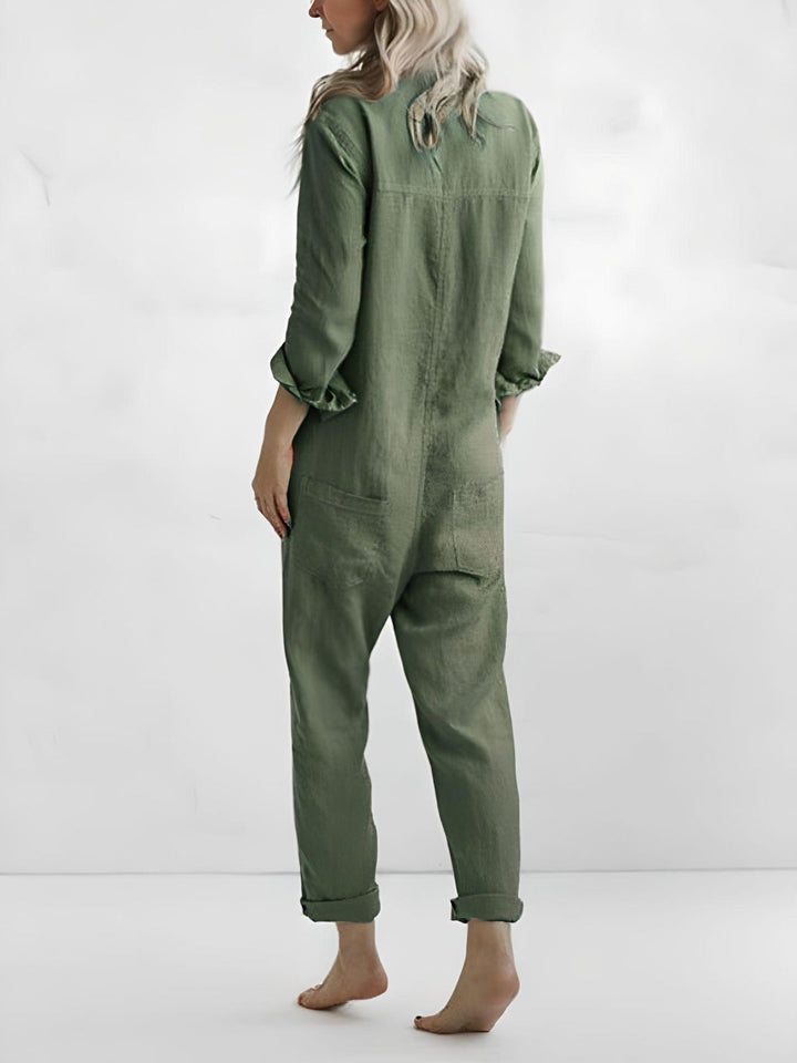 Paulina | Polo Jumpsuit med lommer - Kim Mode KBH