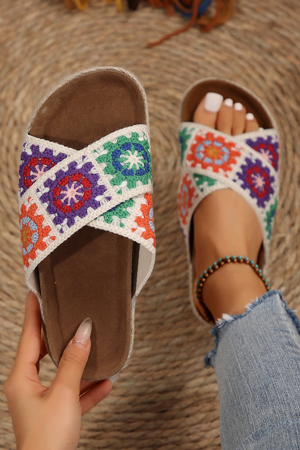 Platform sandaler med geometrisk design - Kim Mode KBH