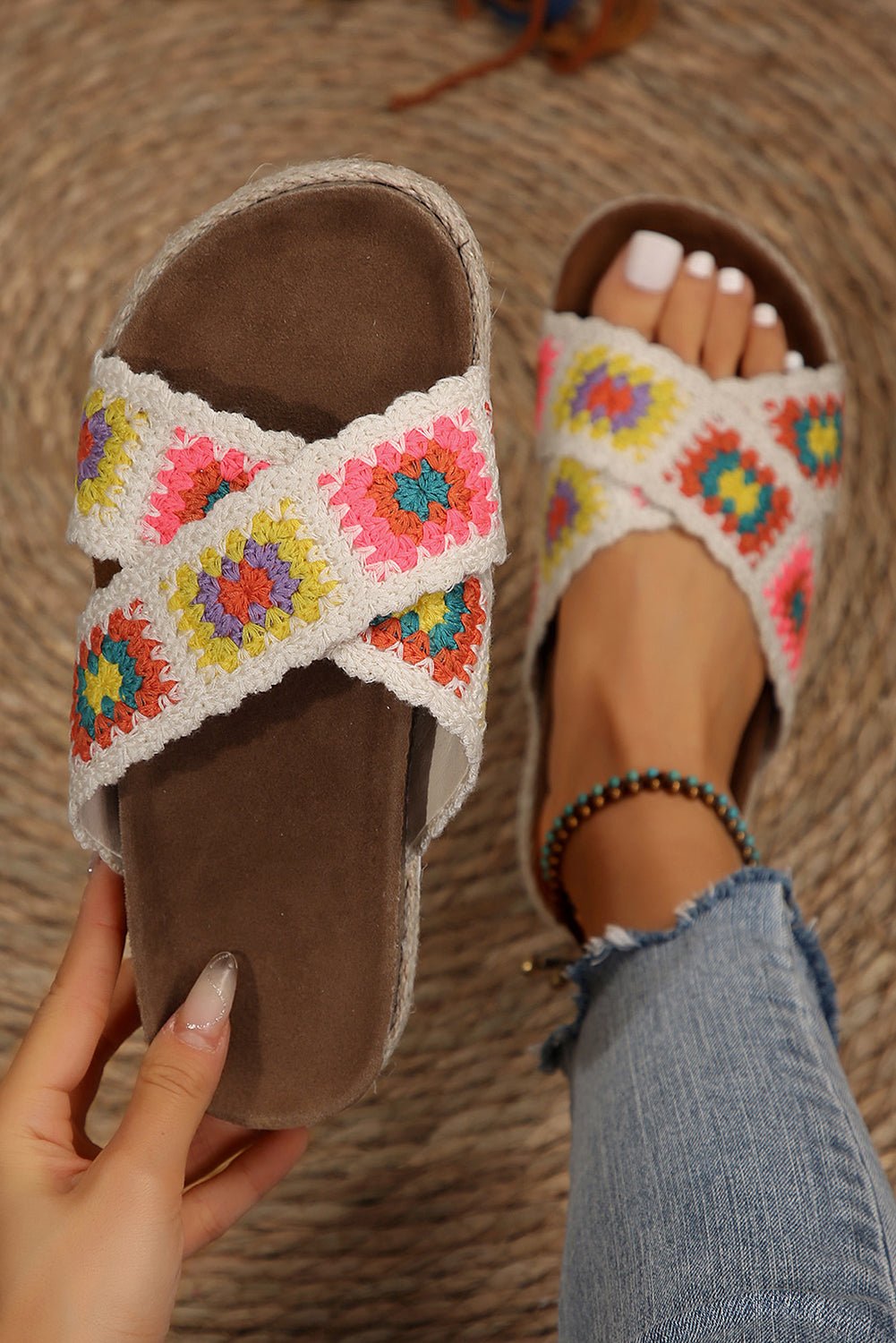 Platform sandaler med geometrisk design - Kim Mode KBH