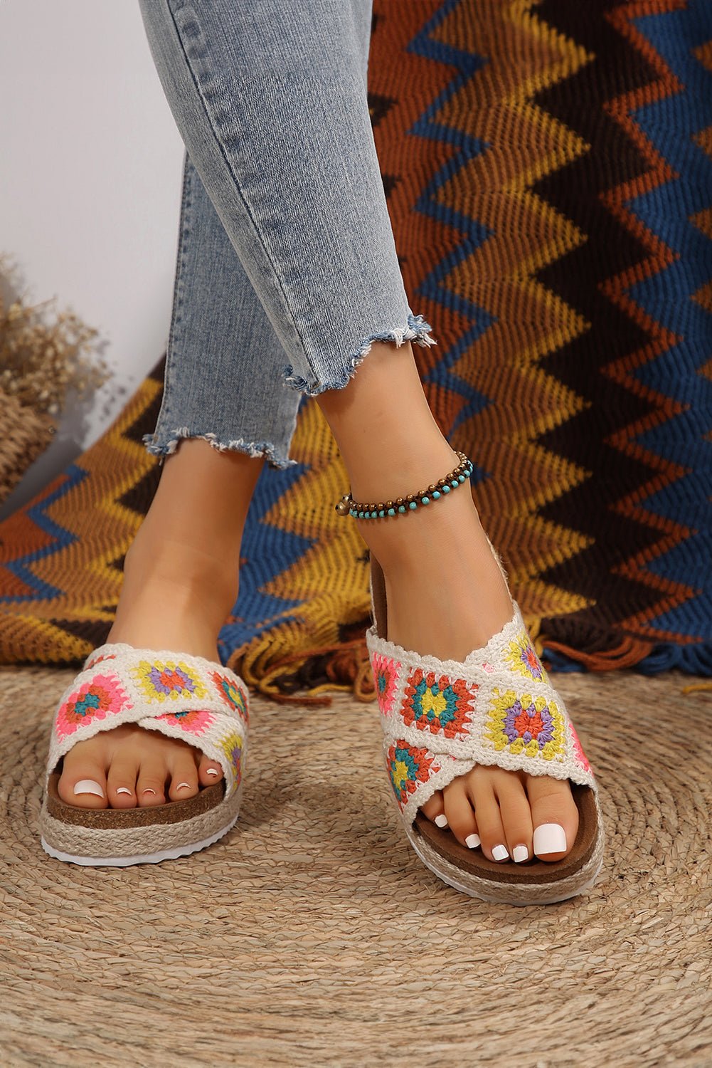 Platform sandaler med geometrisk design - Kim Mode KBH