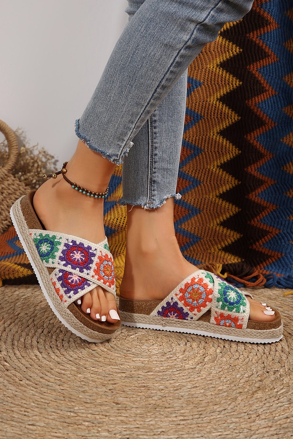 Platform sandaler med geometrisk design - Kim Mode KBH