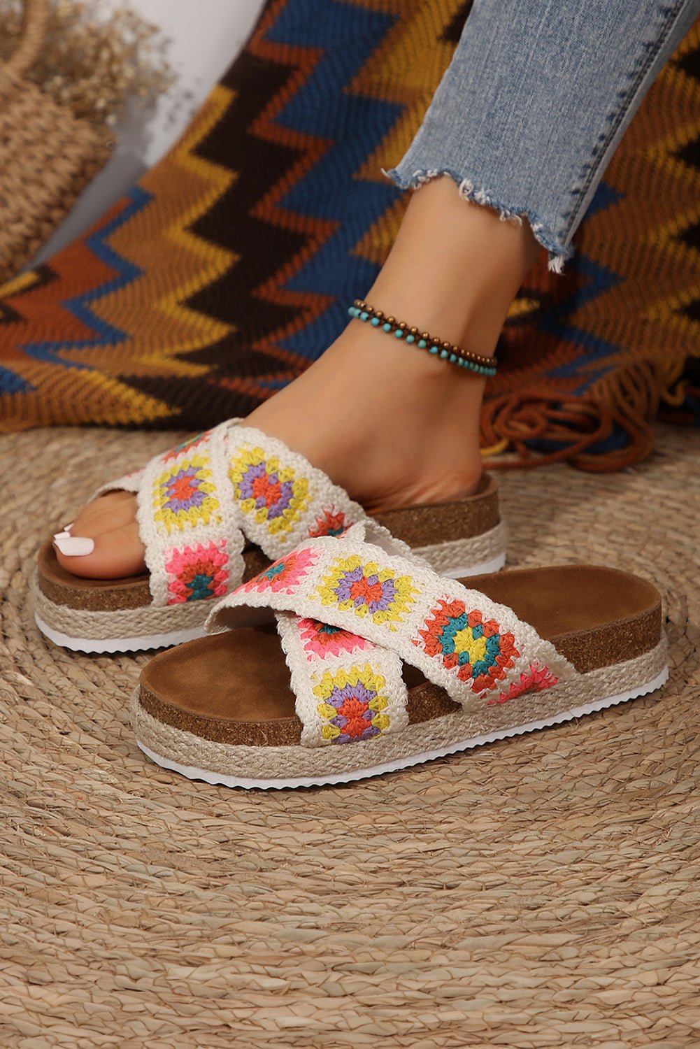 Platform sandaler med geometrisk design - Kim Mode KBH