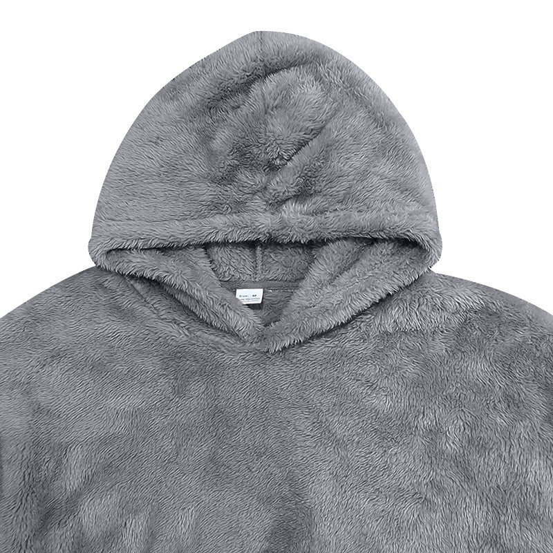 Plush Pocket Hoodie - Trendy vintertrøje til mænd - Kim Mode KBH