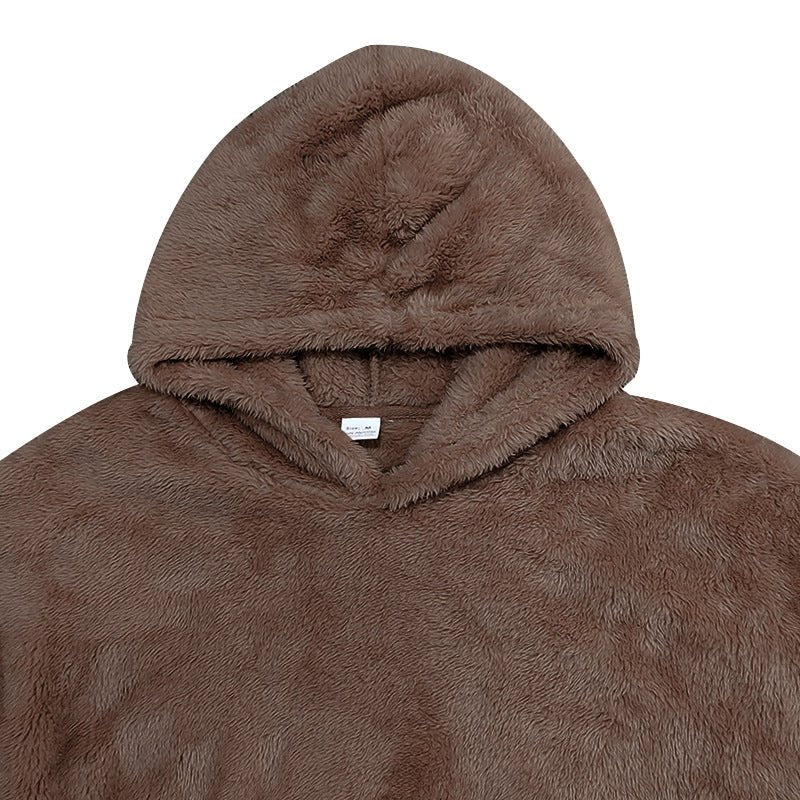 Plush Pocket Hoodie - Trendy vintertrøje til mænd - Kim Mode KBH