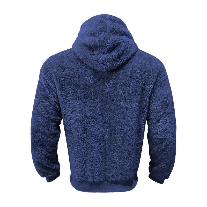 Plush Pocket Hoodie - Trendy vintertrøje til mænd - Kim Mode KBH