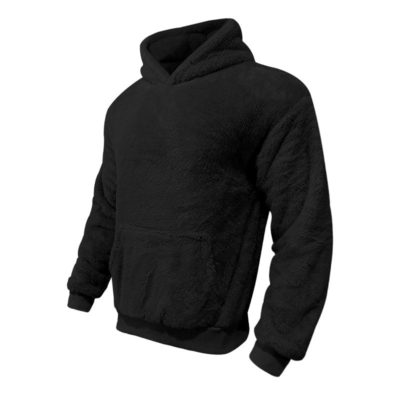 Plush Pocket Hoodie - Trendy vintertrøje til mænd - Kim Mode KBH