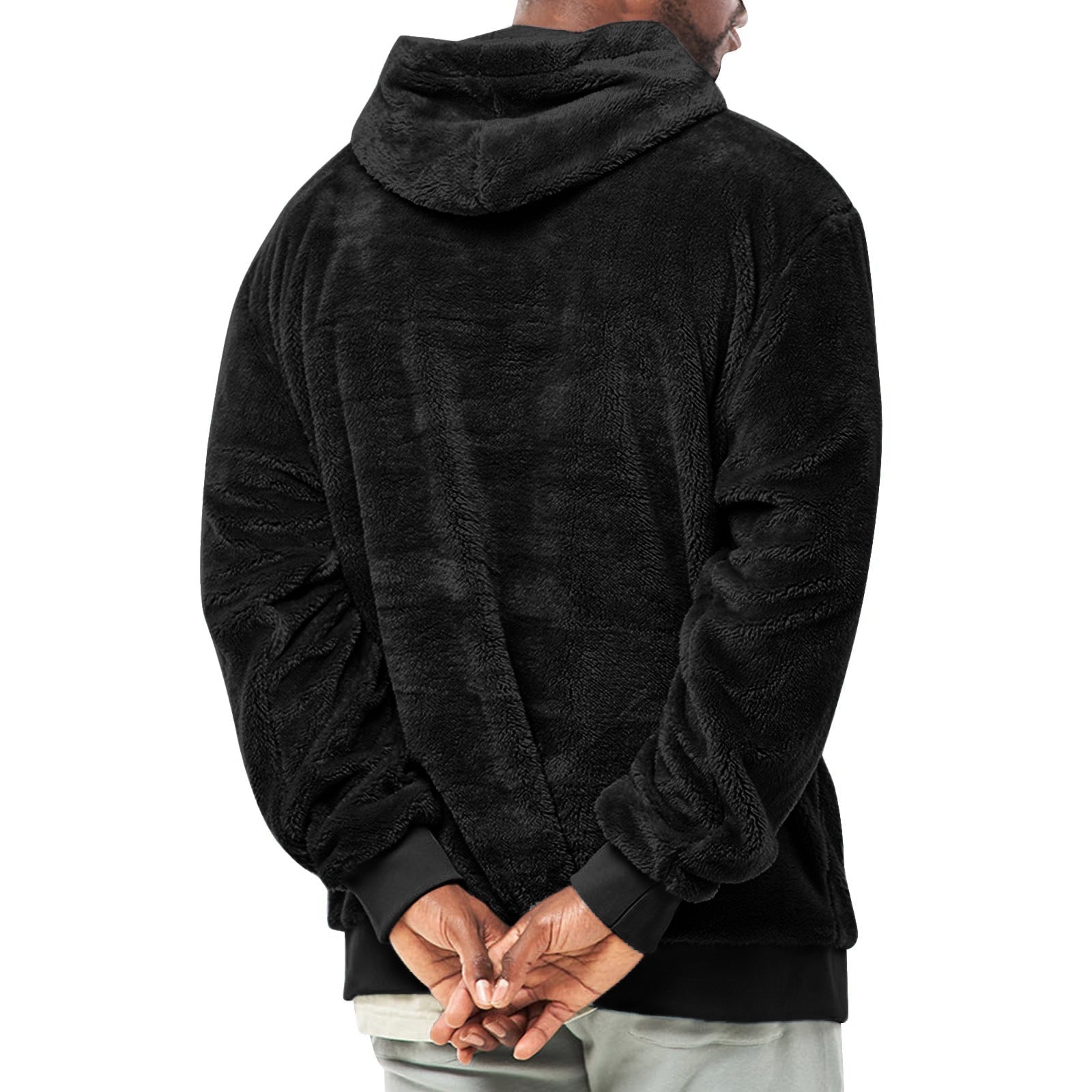 Plush Pocket Hoodie - Trendy vintertrøje til mænd - Kim Mode KBH