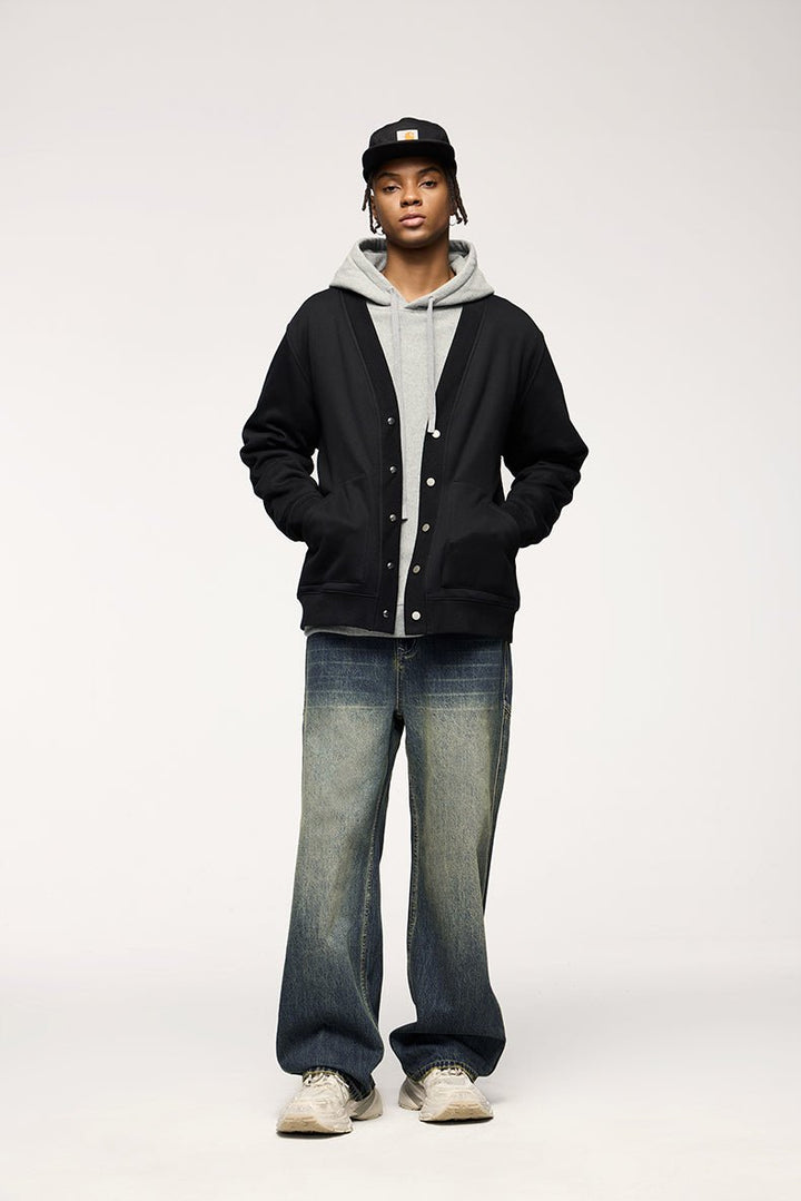 Unisex Retro Stretch Straight - Leg Jeans, behagelige vaskede denimbukser til hverdagsbrug - Kim Mode KBH